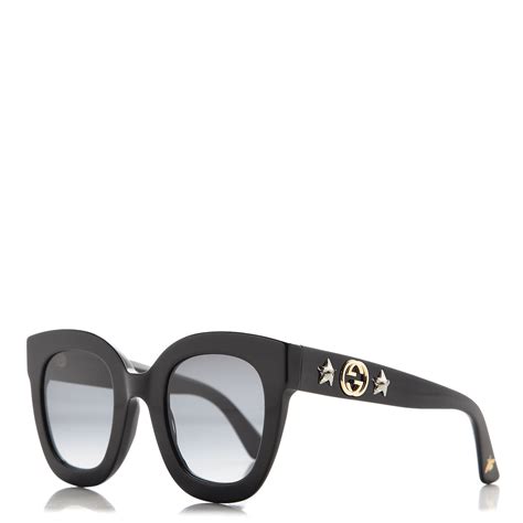 gucci black star sunglasses|gucci star sunglasses women.